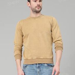 Shein Casual Medium Length Full Sleeve Sweatshirt-picture-11