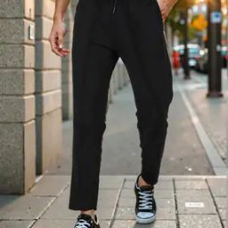Shein Ankle Length Pintuck Straight Track Pants-image-72