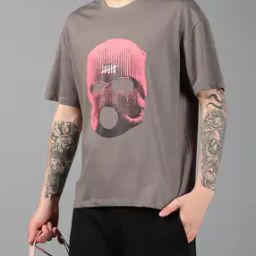 Shein Drop Shoulder Graphic Chest Print Crew Tshirt-image-37