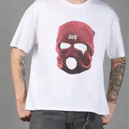 Shein Drop Shoulder Graphic Chest Print Crew Tshirt-image-64