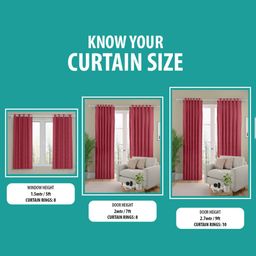 portico Set of 2 Geometric Print Window Curtains image 4