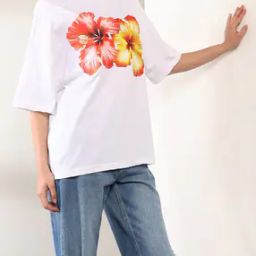 Shein Drop Shoulder Graphic Chest Print Oversized Fit Tshirt-image-86