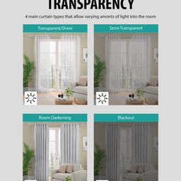 portico Set of 2 Geometric Print Window Curtains image 5