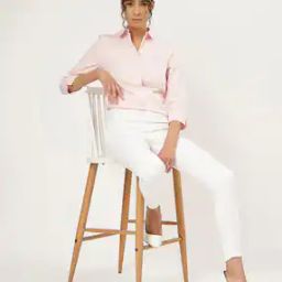 Women Spread Collar Shirt-image-36