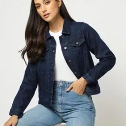 Trucker Jacket with Flap Pockets-image-31
