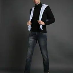 Men Stone-Wash Slim Fit Jeans-image-55