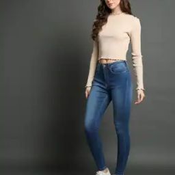 Women Mid-Wash Skinny Fit Jeans-image-70