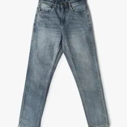 Boys Lightly Washed Slim Fit Jeans-image-11