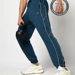 Men Regular Fit Track Pants with Piping-image-32