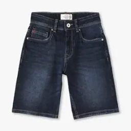 Boys Mid-Wash Regular Fit Shorts-picture-6