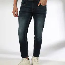 Men Mid-Wash Slim Fit Jeans-image-88