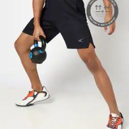 Men Structured Minimal Print Shorts-picture-28