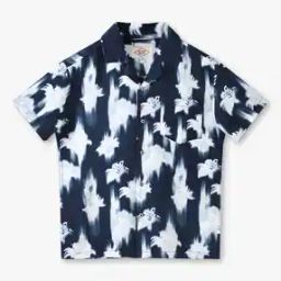 Boys All-Over Print Relaxed Fit Shirt with Patch Pocket-image-82
