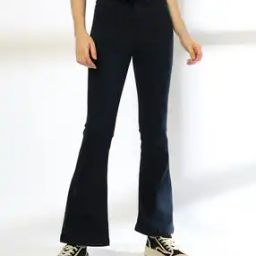 Women Light-Wash Bootcut Jeans-19
