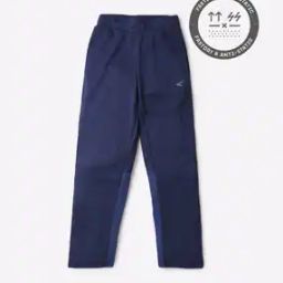 Panelled Track Pants with Elasticated Waist-picture-32
