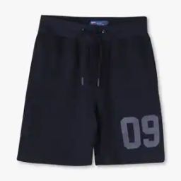 Boys Waffle Core Regular Fit Knit Shorts-image-71
