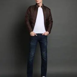 Men Lightly Washed Slim Fit Jeans-image-22