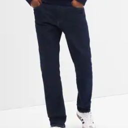 Men Light-Wash Slim Fit Jeans-image-80