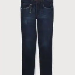 Lightly Washed Distressed Jeans-image-60