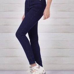 Women Skinny Jeans with Button Closure-image-67