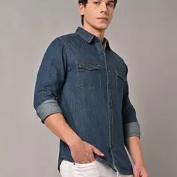 spykar Men Denim Slim Fit Shirt-picture-25