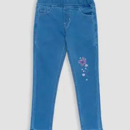 Girls Jeggings with Elasticated Waistband-image-7