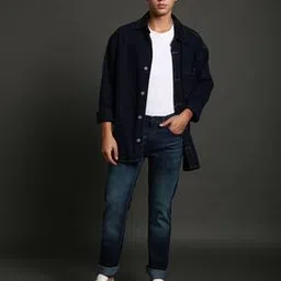 pepe jeans Men Vapour Mid-Wash Slim Fit Jeans-picture-10