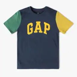 Boys Colourblock Relaxed Fit Round-Neck T-Shirt-image-36