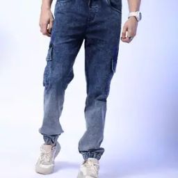 Men Mid-Wash Regular Fit Jogger Jeans-image-39