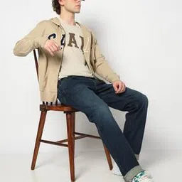 Men Mid-Wash Straight Fit Jeans-image-23