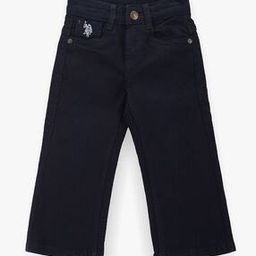 Boys Bootcut Jeans with Logo Embroidery-picture-4