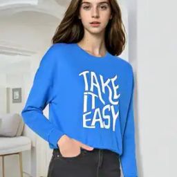 Typographic Print Round-Neck Sweatshirt-picture-14