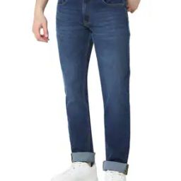 spykar Men Lightly Washed Tapered Fit Jeans-picture-20