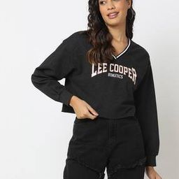 Brand Print Crop Sweatshirt-image-21