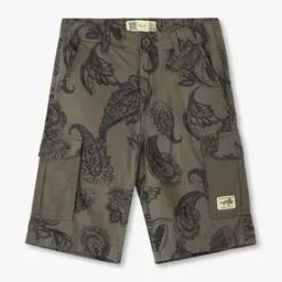 Boys All Over Print Relaxed Fit Cargo Shorts-picture-32