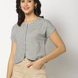 Striped Boxy Fit Top-picture-12
