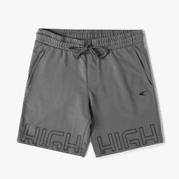 Boys Typographic Print Regular Fit Shorts-image-0