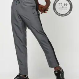 Men Straight Track Pants with Side Panel-picture-33