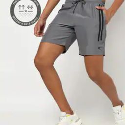 Men Regular Fit Shorts with Insert Pockets-picture-0