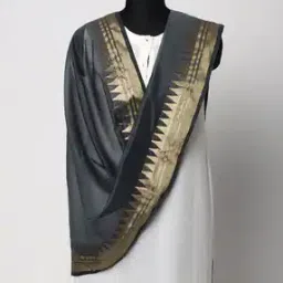 Solid Dupatta with Border-image-52