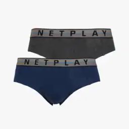 Pack of 2 Briefs with Elasticated Waistband-image-57