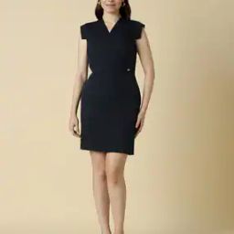 Women V-Neck A-Line Dress-image-22