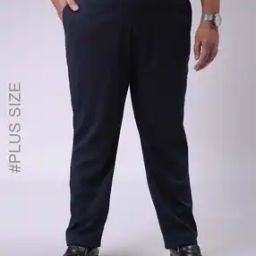 Men Patterned Relaxed Fit Flat-Front Trousers-image-36