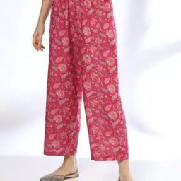 Women Floral Print Pants-image-19
