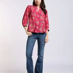 Women Floral Print Relaxed Fit Top-image-52