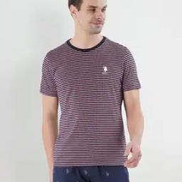 Striped Crew-Neck Cotton T-Shirt-image-43