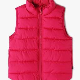 Boys Zip-Front Puffer Jacket with Insert Pockets-4