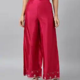 Palazzos with Printed Hem-image-0