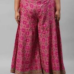 Women Floral Print Palazzos-34