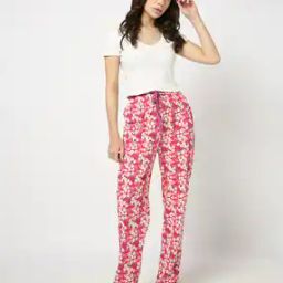 Women Floral Print Pyjamas-image-92